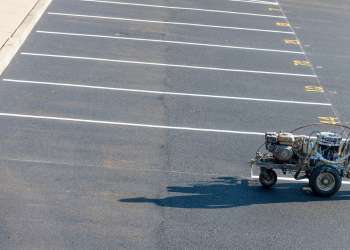 parking lot restriping