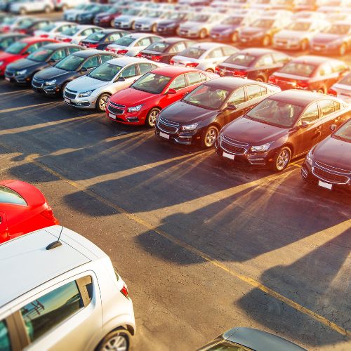 Maximum space utilization at parking lot