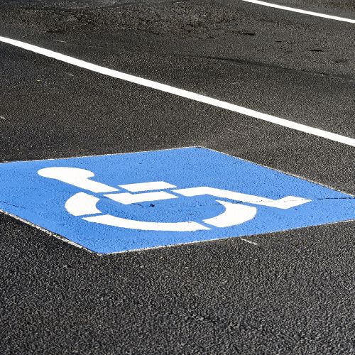 parking lot for accessible Persons