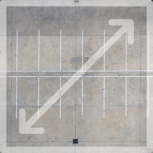 measuring parking lot