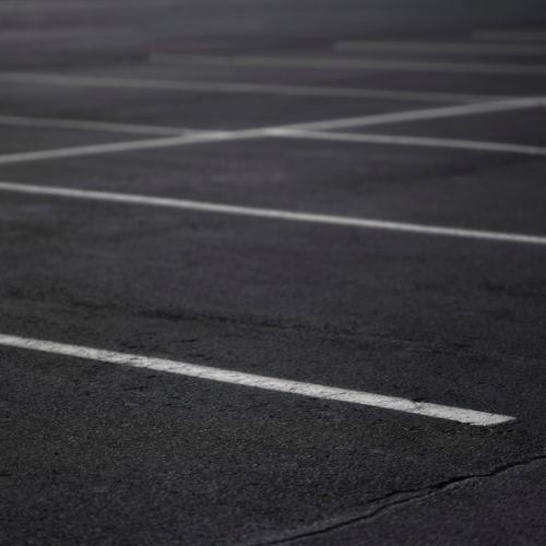 sealcoated parking space