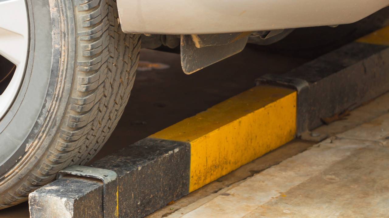 wheel stop installation service