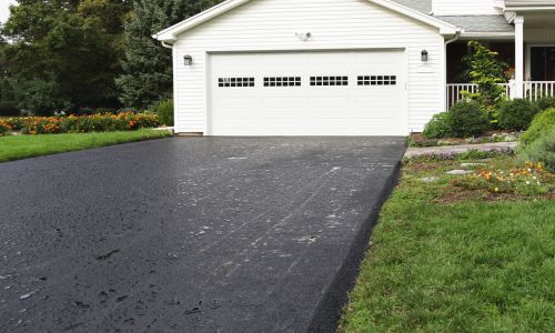 asphalt driveway
