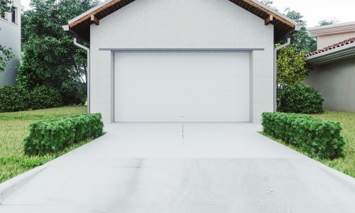concrete driveway