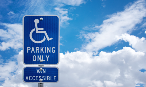 mendatory sign ada sign