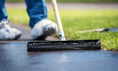 sealing the driveway