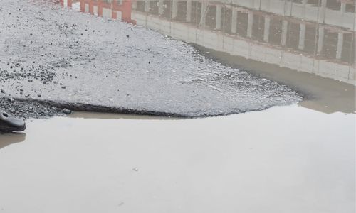 water pooling issue